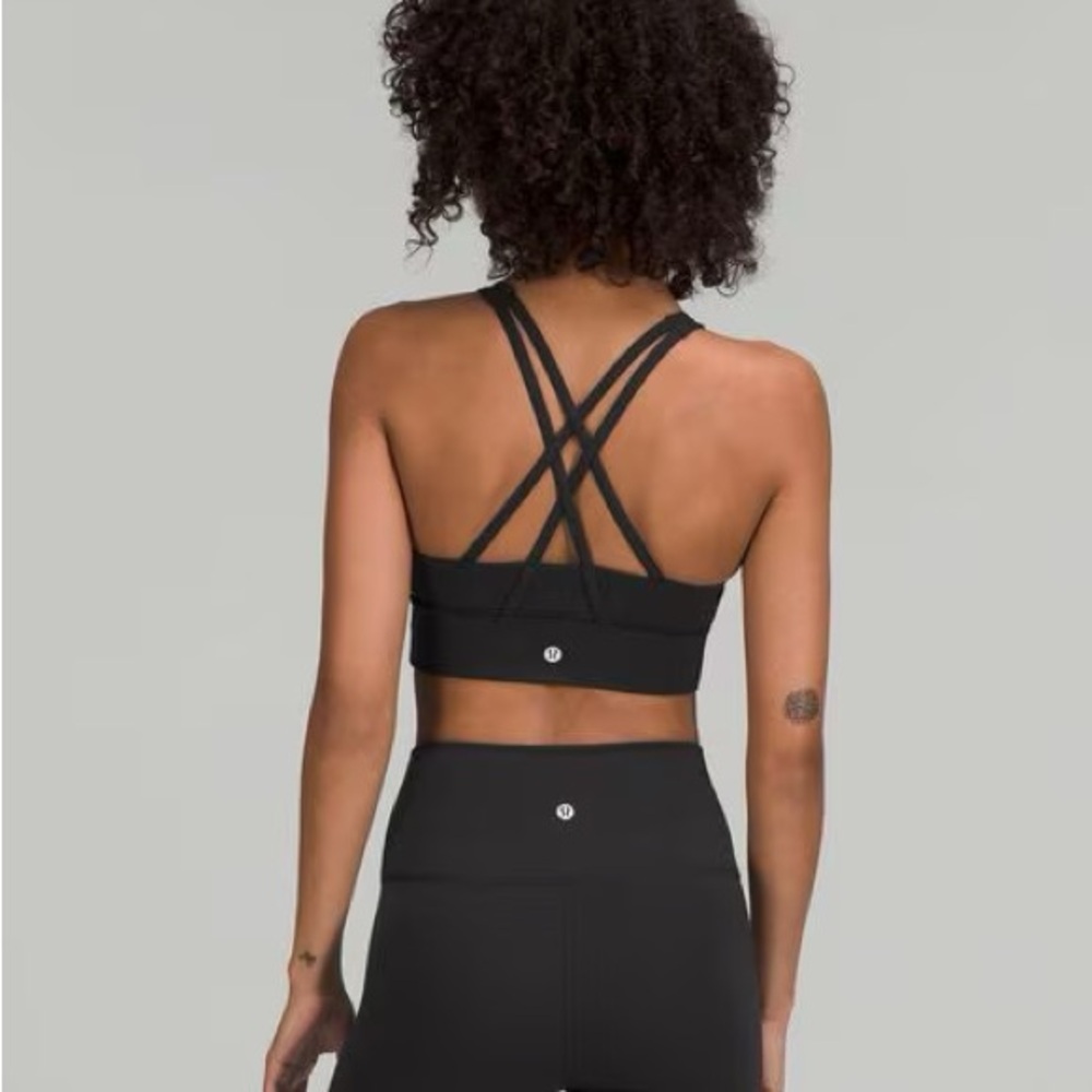 Lululemon Athletica Black Crossback Sports Bra